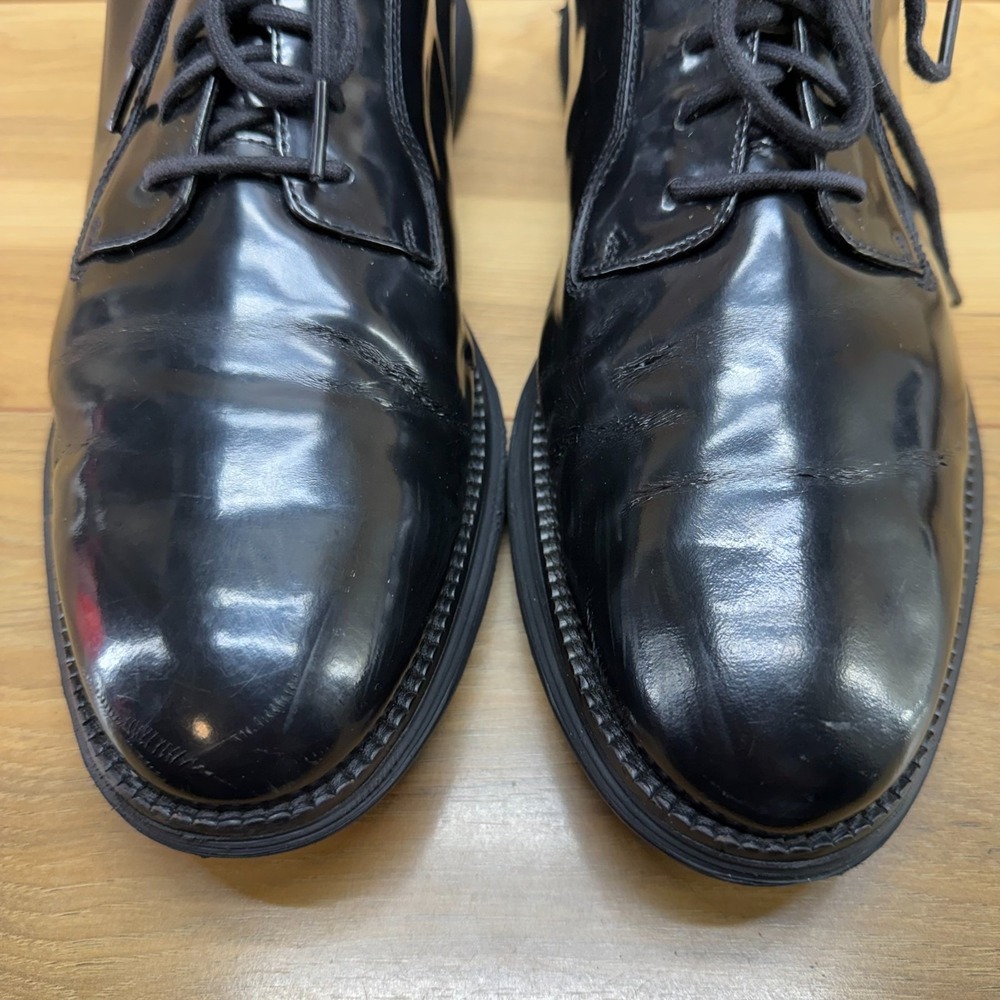 Cole Haan Original Grand Postman Oxford Mens 12 M Black Patent Leather Business - Picture 4 of 11